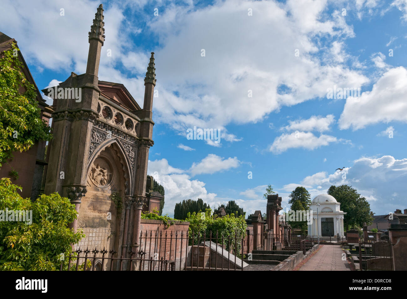 Scotland, Dumfries, St. Michael's Churchyard, Robert Burns Mausoleum Stock Photo