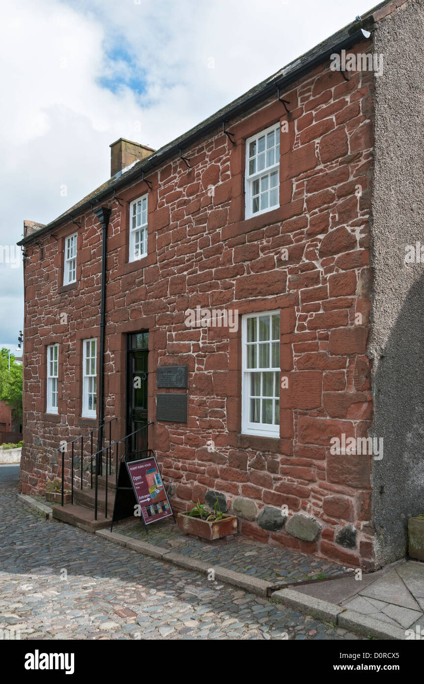 Scotland, Dumfries, Burns House site of poet Robert Burns death in 1796 Stock Photo