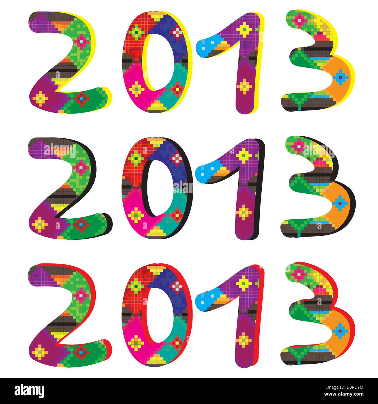 the year 2013 Stock Photo - Alamy