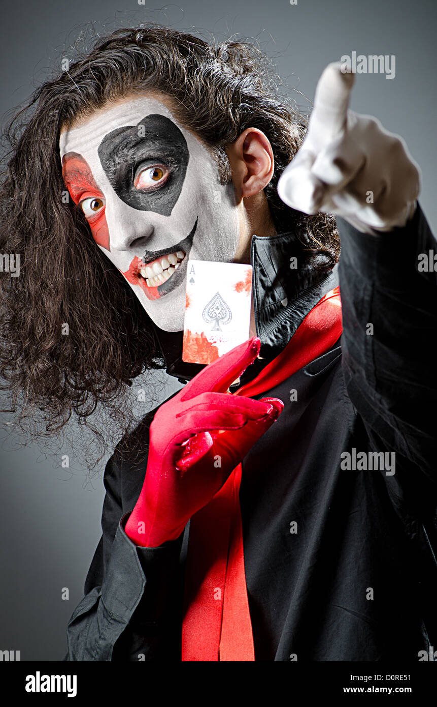 Joker face mask hi-res stock photography and images - Page 3 - Alamy