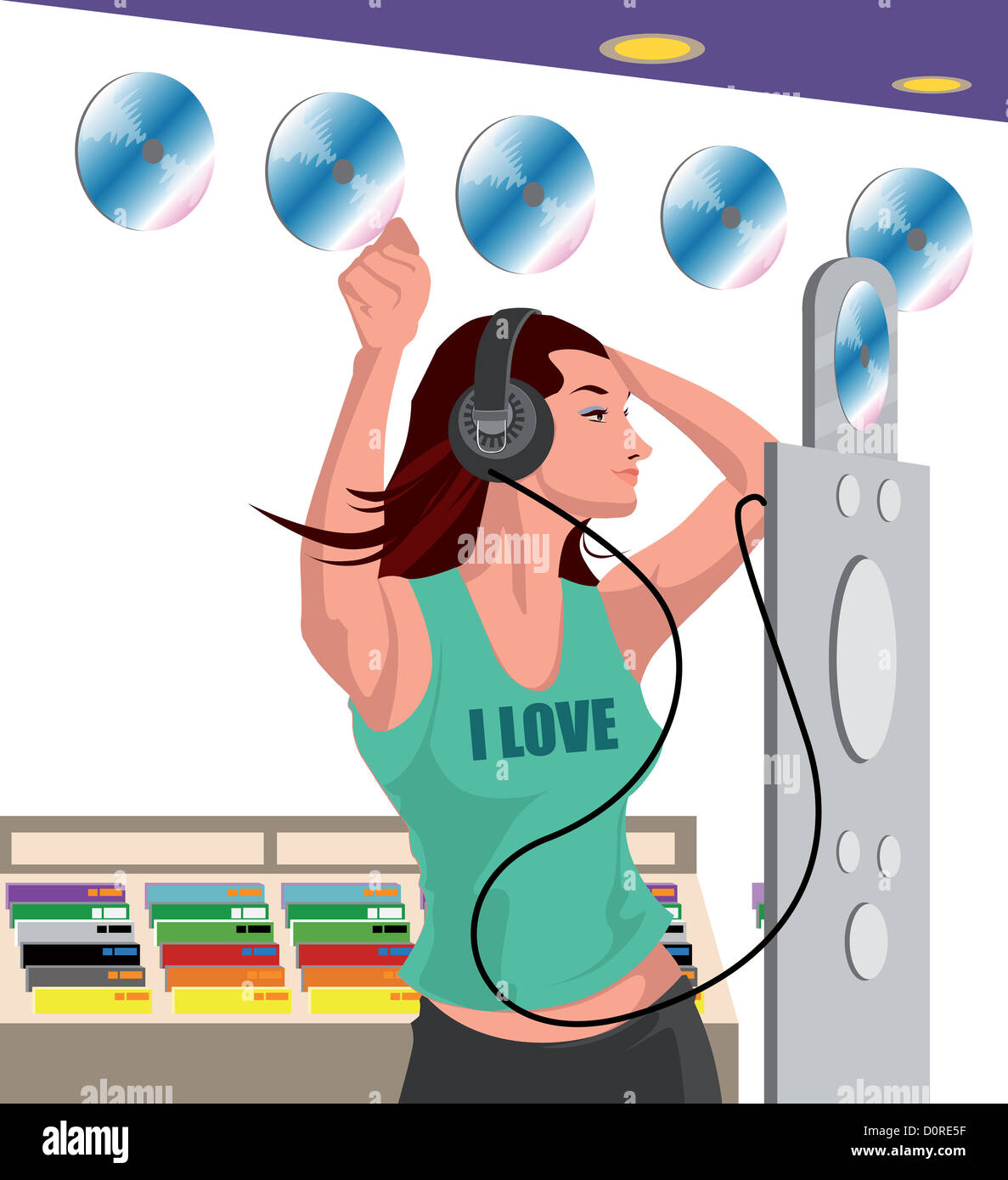 Buying cds buying music hires stock photography and images Alamy