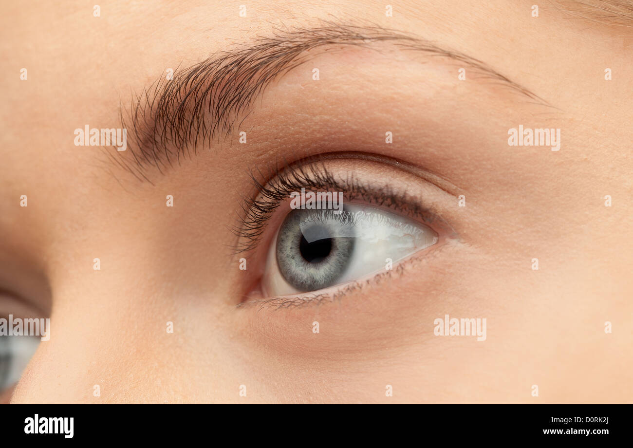 Macro image of human eye Stock Photo - Alamy
