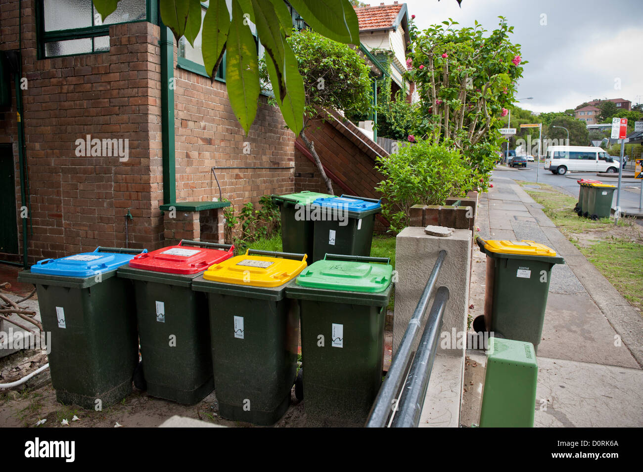 Household garbage is being collected selectively. Already separated at