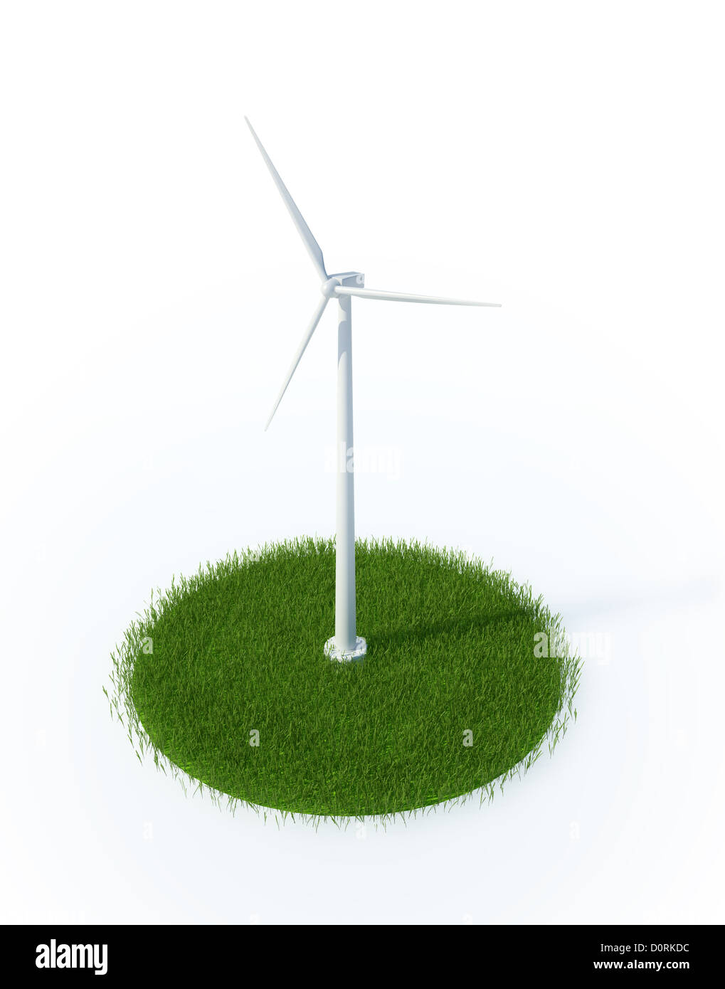 Wind energy concept Stock Photo