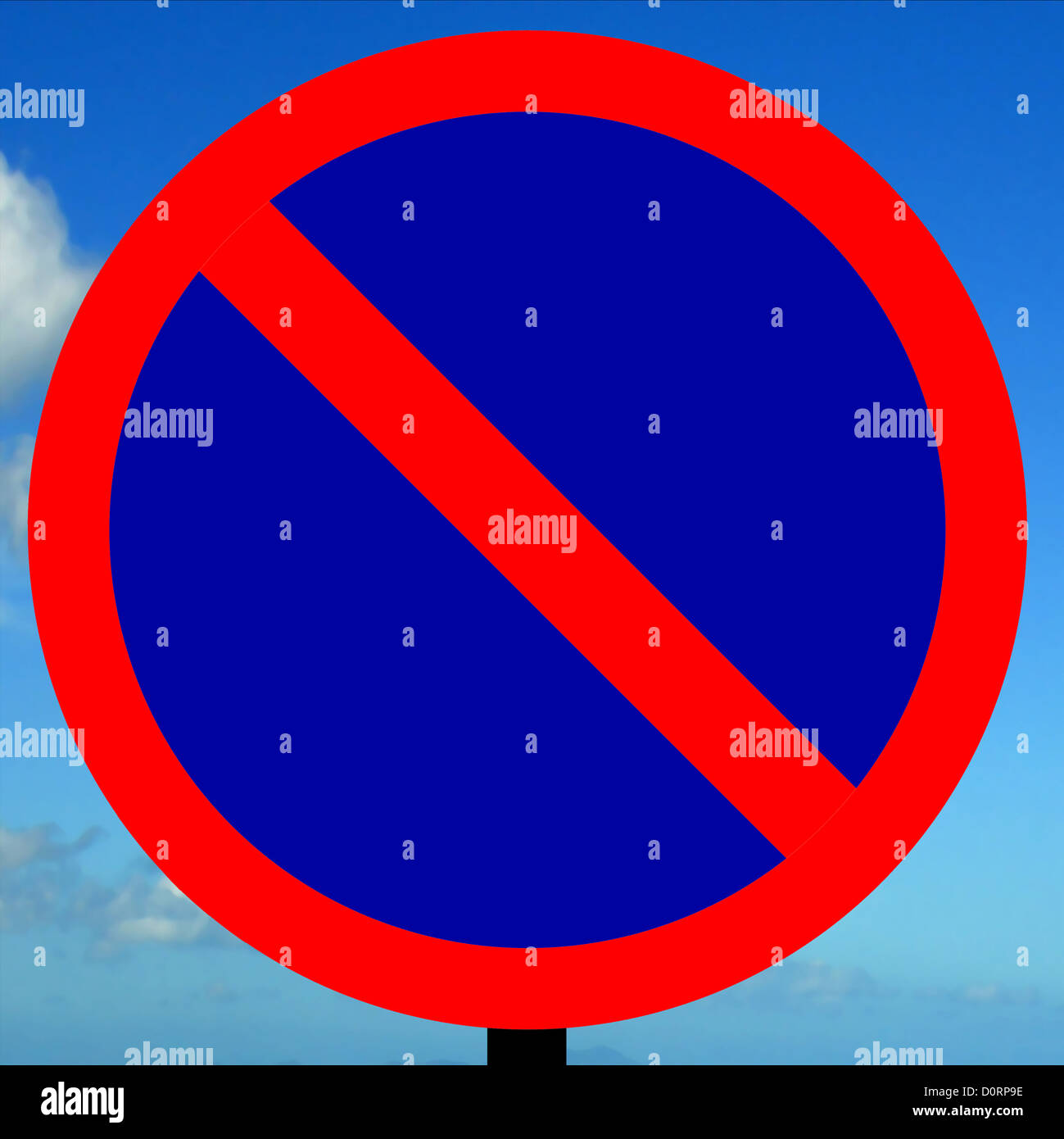 No waiting sign Stock Photo - Alamy