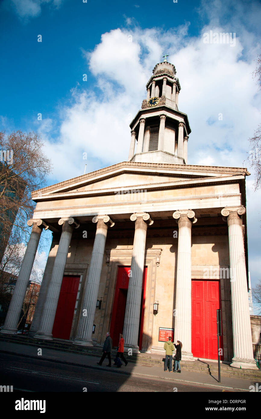 St. Martins-In-The-Fields Anglican Church, Trafalgar Square, London, England, United Kingdom, Great Britain Stock Photo