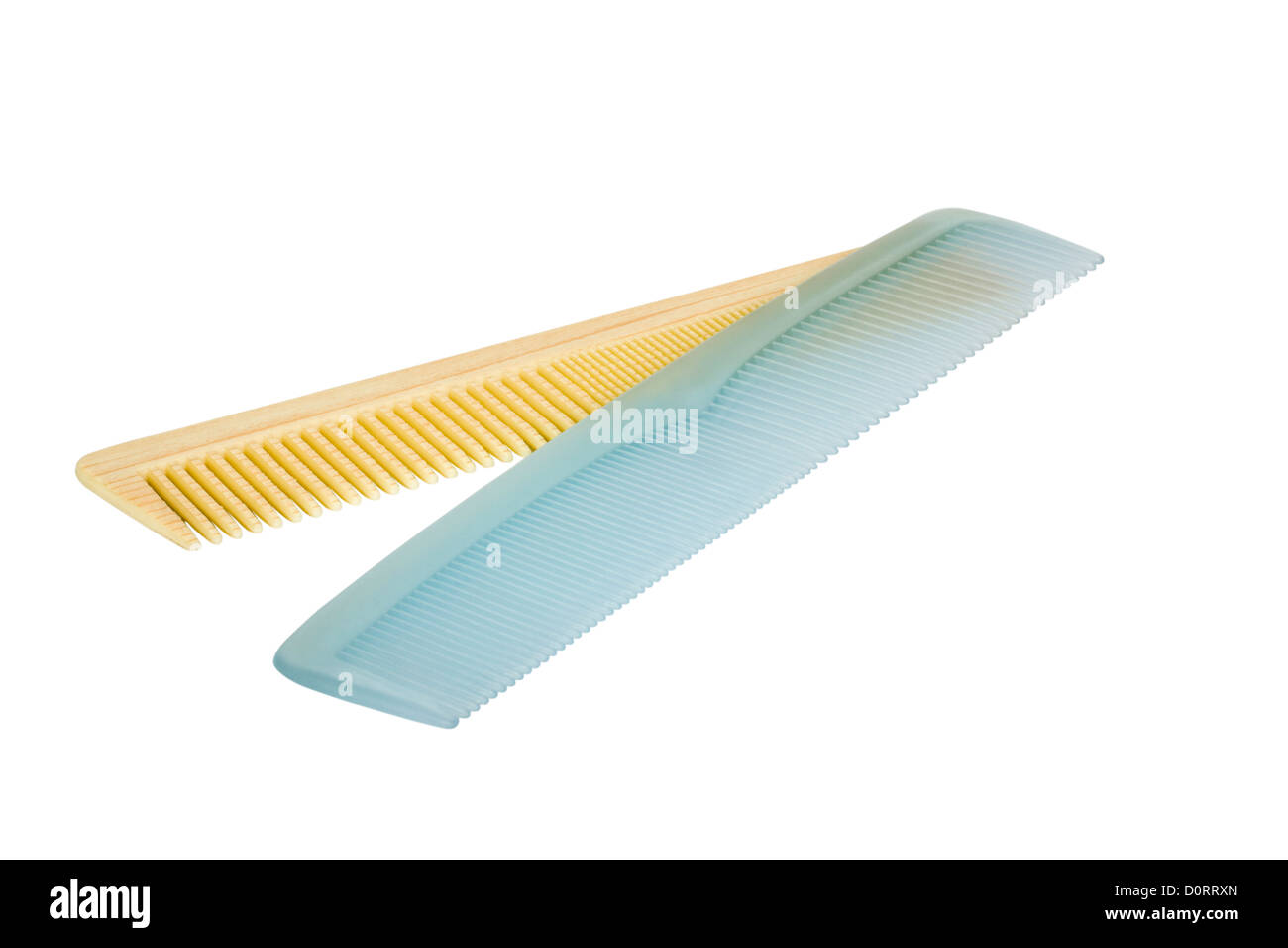 Close-up of two combs Stock Photo - Alamy
