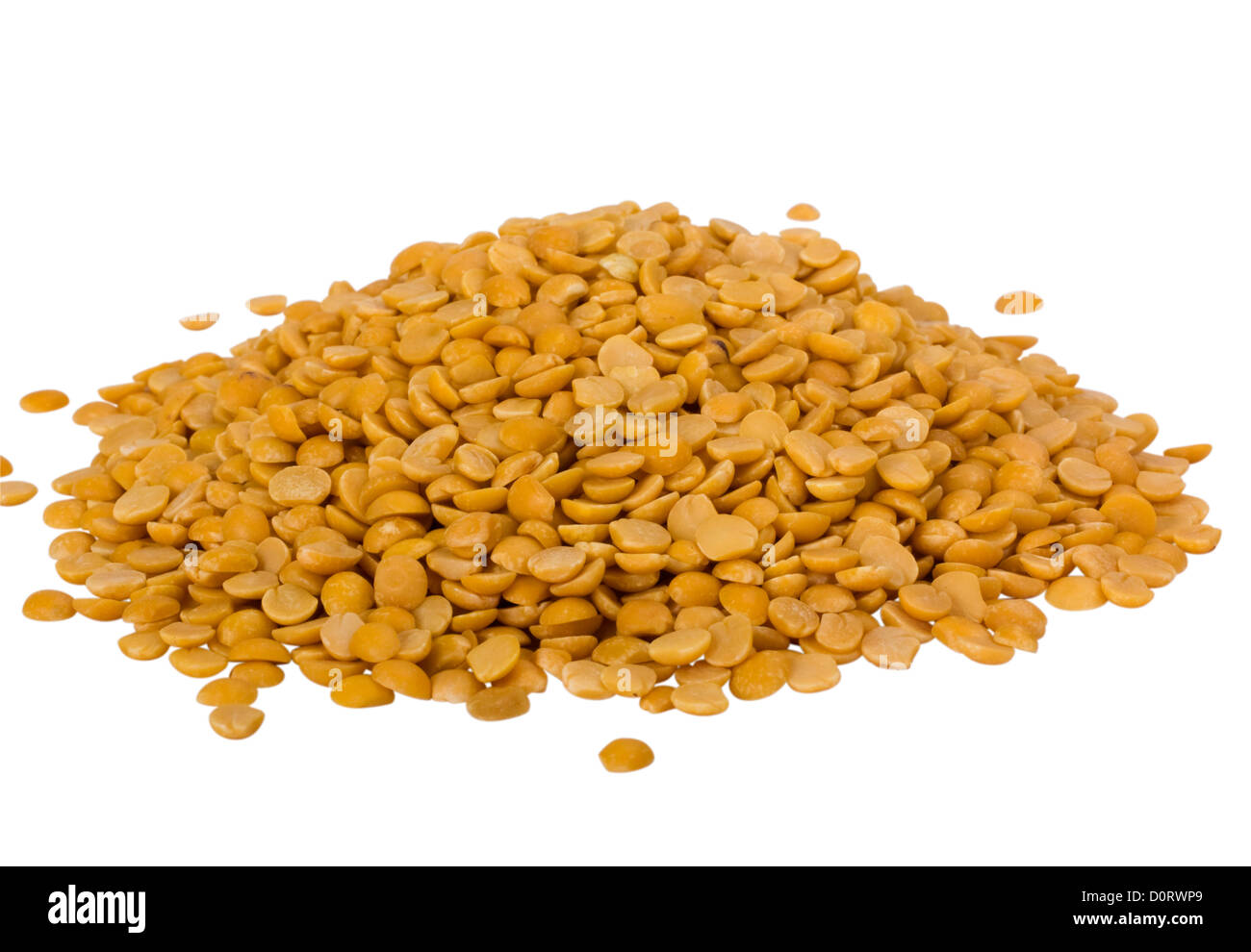 Close-up of stack of pigeon peas Stock Photo