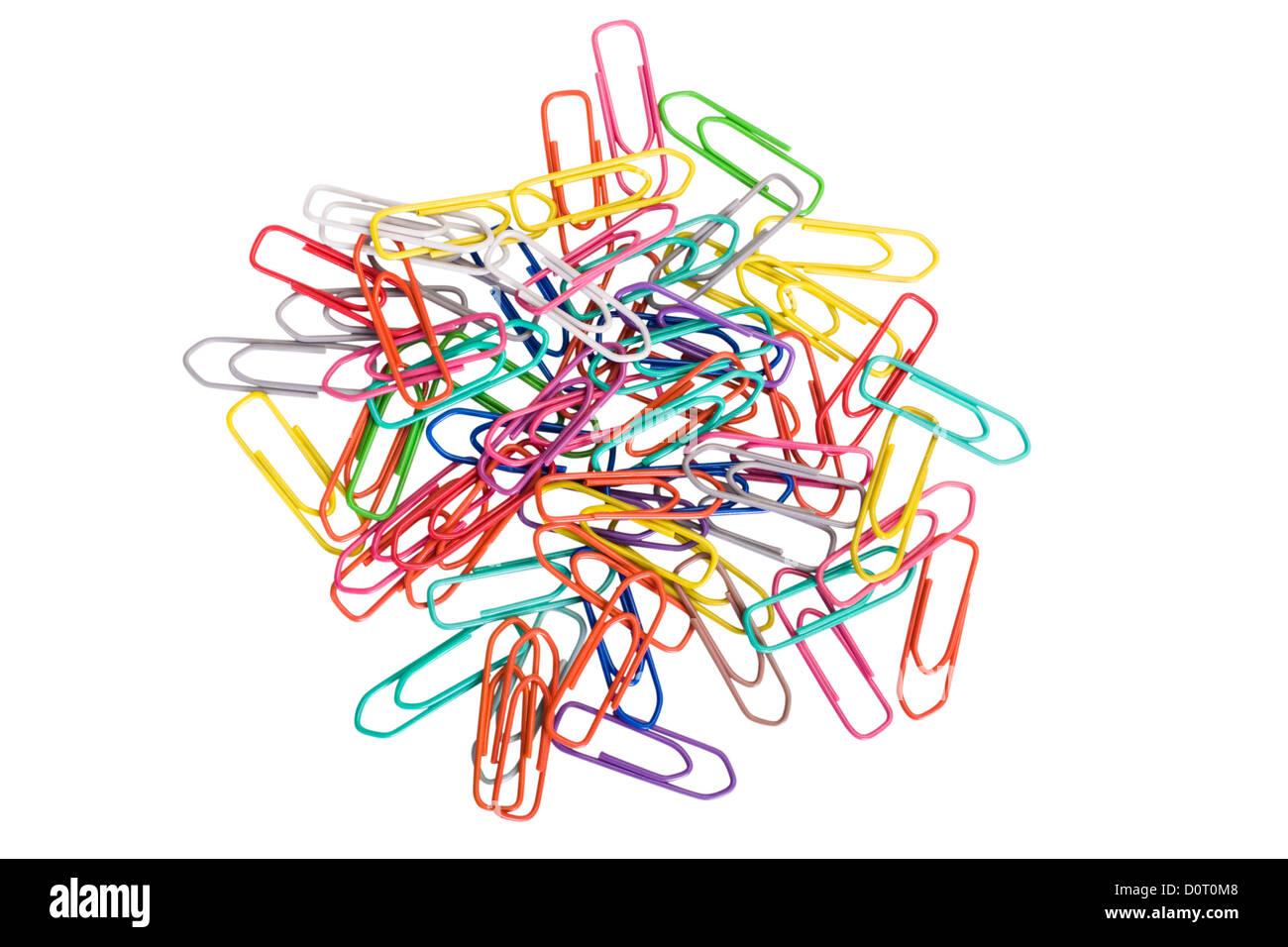Assorted paper clips Stock Photo Alamy