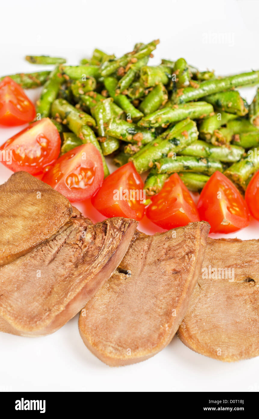 grilled beef tongue Stock Photo Alamy