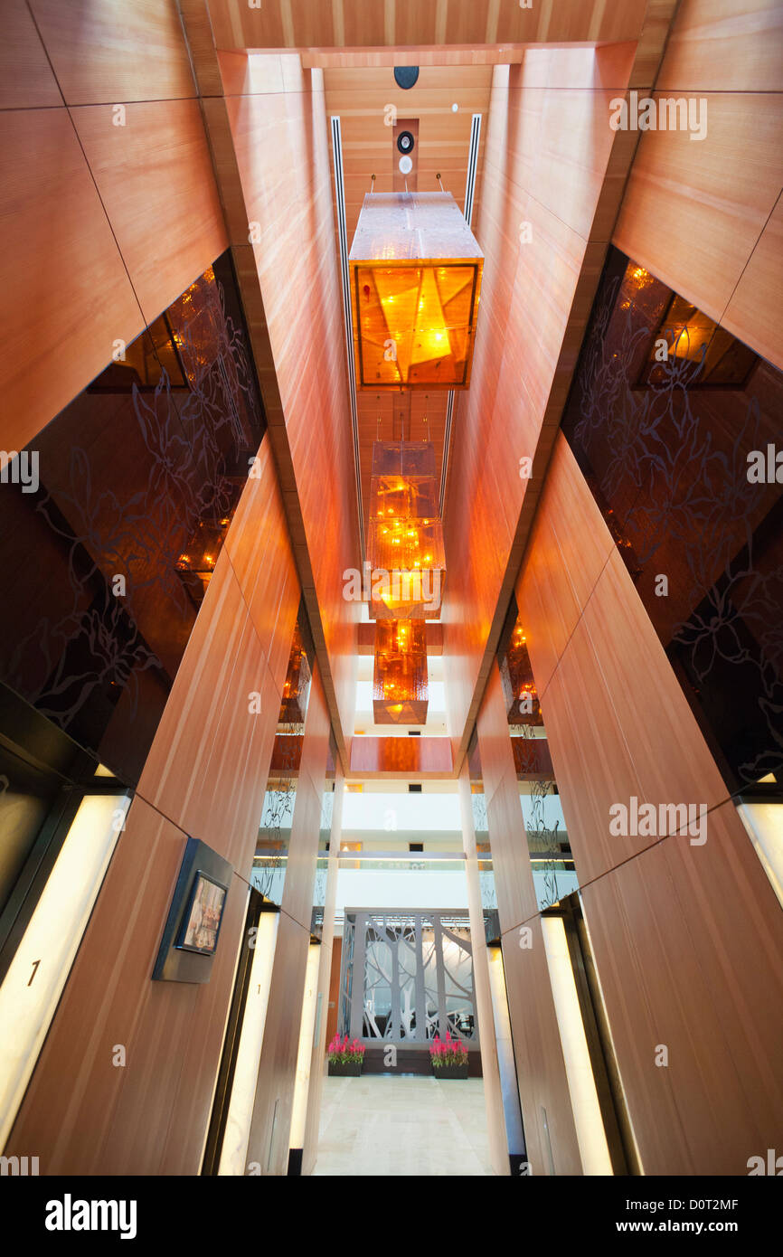 Asia, Singapore, Marina Bay Sands, Marina Bay Sands Hotel, Hotel, Hotels, architecture, Casino, Casinos, Architecture, Modern Ar Stock Photo