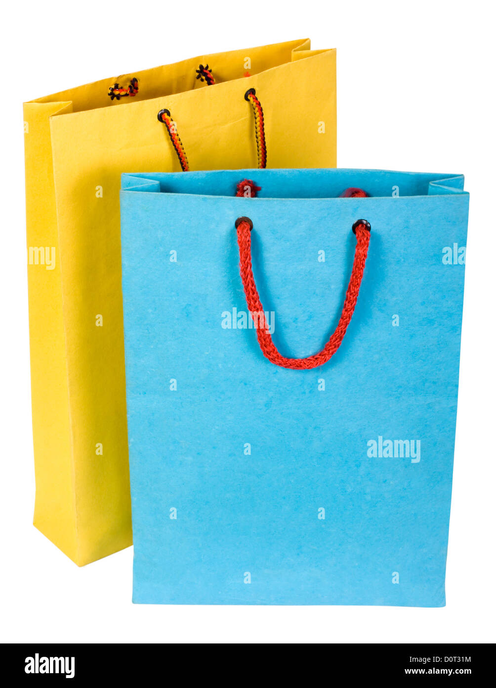 Close-up of two shopping bags Stock Photo