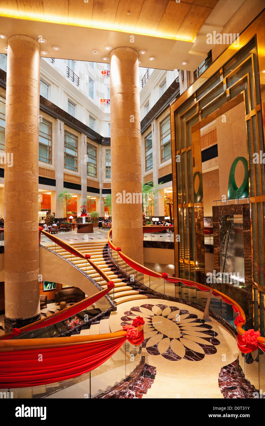 Asia, Singapore, Fullerton Hotel, Hotel, Hotels, Art Deco, Interior,  Tourism, Holiday, Vacation, Travel Stock Photo - Alamy