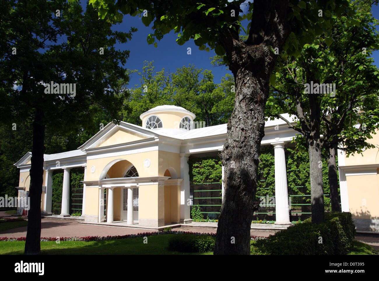 pavilion in Pavlovsk park Stock Photo - Alamy