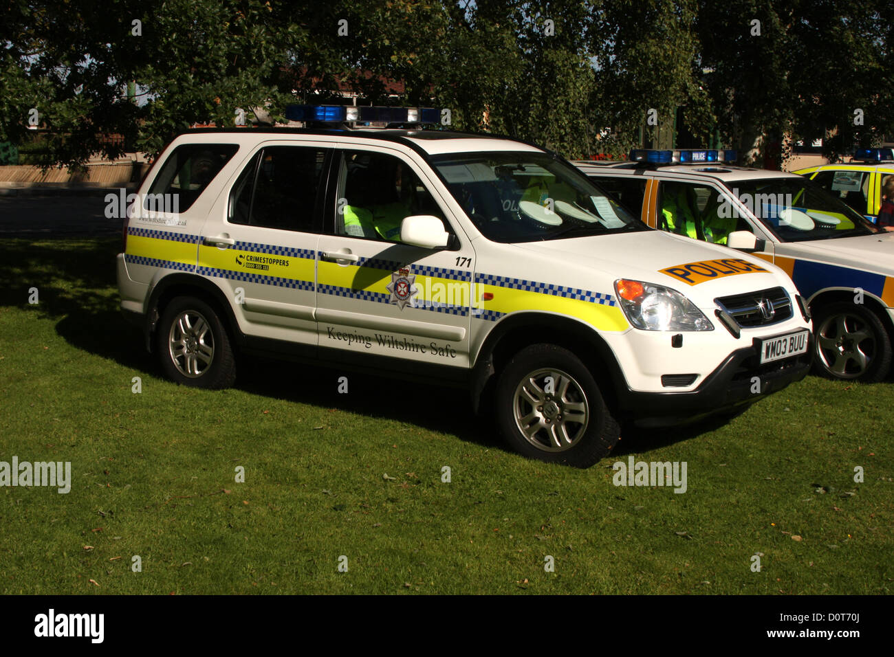 Police Car Stock Photo