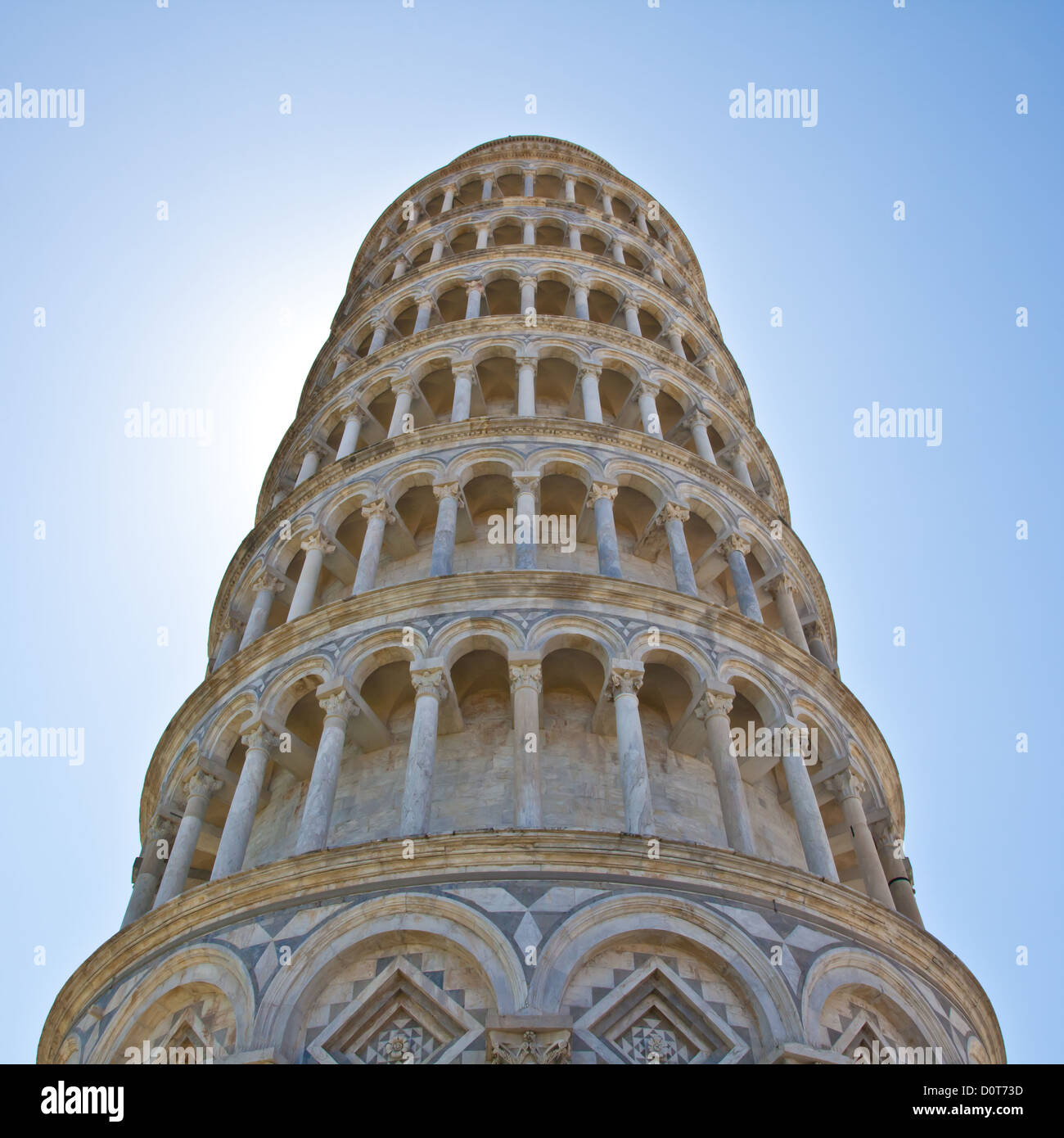 Leaning tower of Pisa Stock Photo