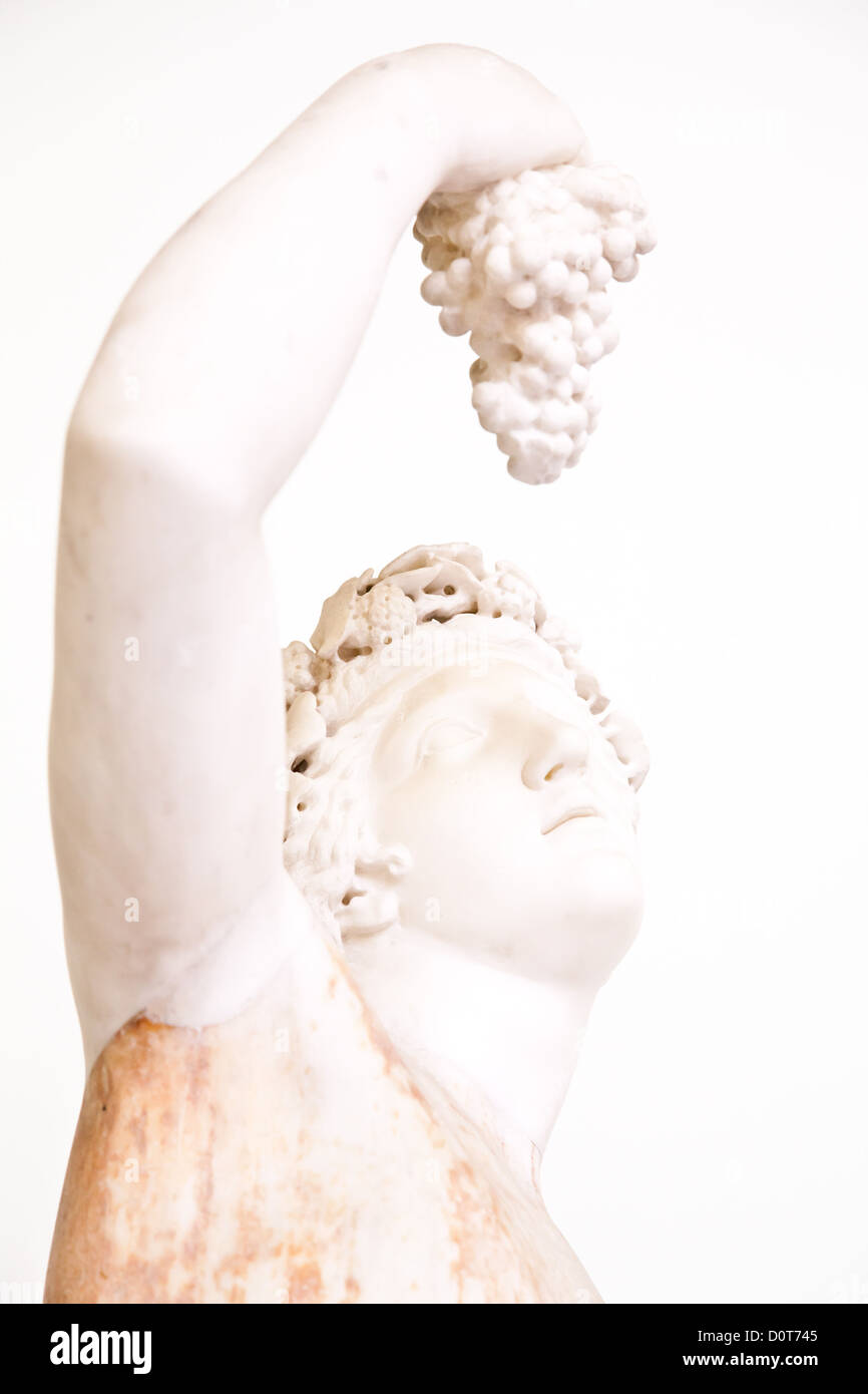 Statue with grapes Stock Photo - Alamy