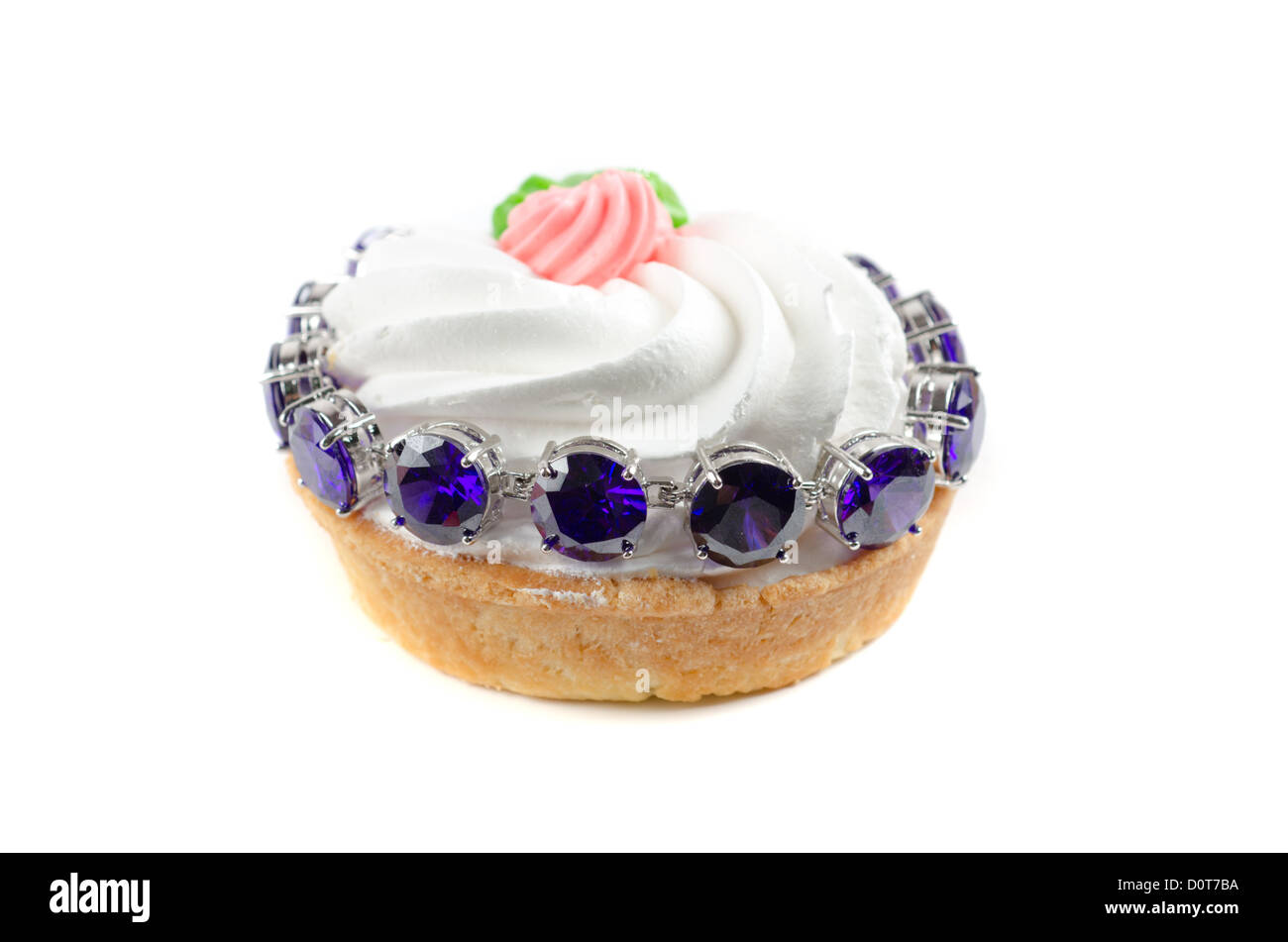 cupcake and jewel Stock Photo Alamy