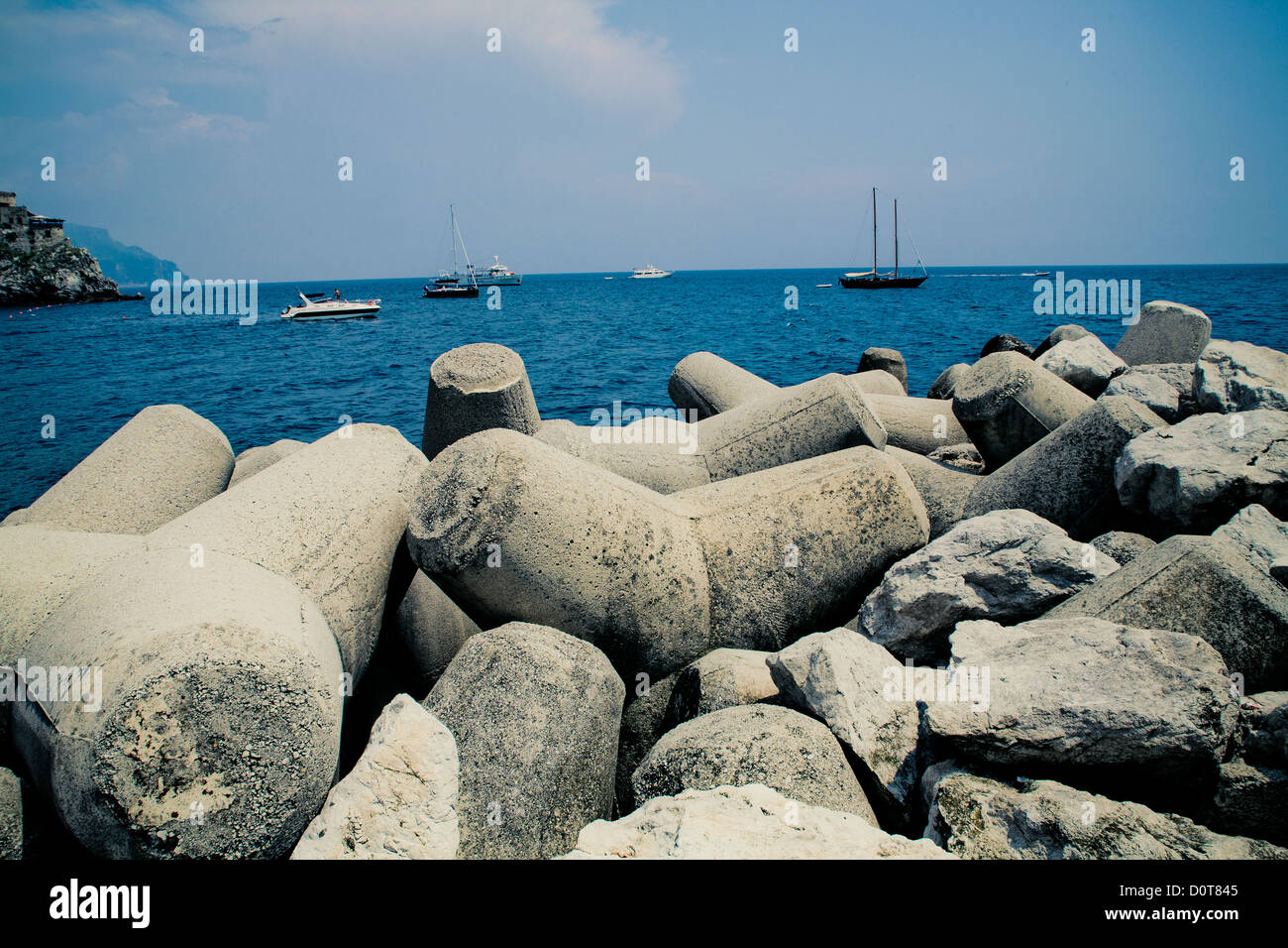 Amalfi Coast in the summer Italy Stock Photo - Alamy
