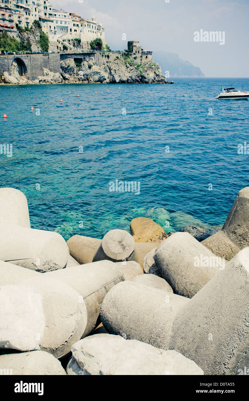 Amalfi Coast in the summer Italy Stock Photo - Alamy