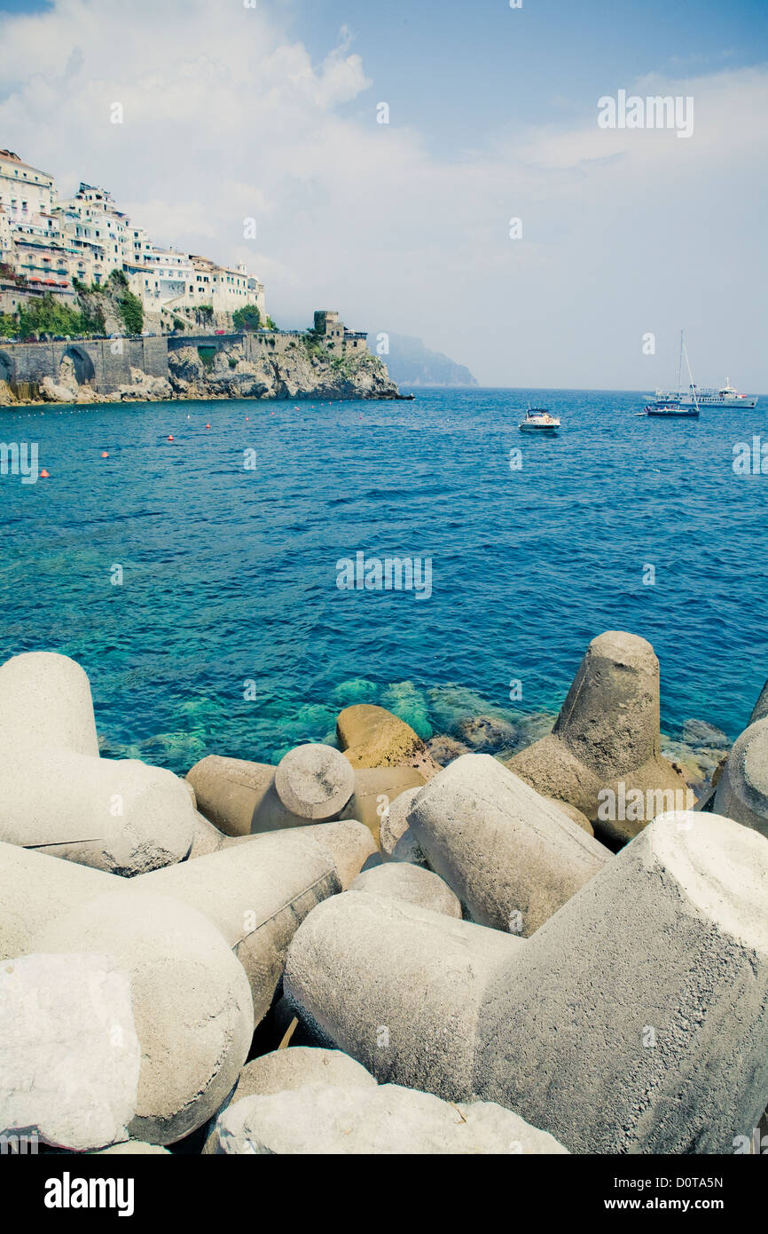 Amalfi Coast in the summer Italy Stock Photo - Alamy