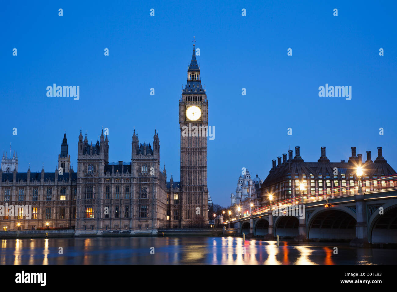 UK, United Kingdom, Great Britain, England, London, Westminster, Houses of Parliament, Palace of Westminster, Big Ben, Parliamen Stock Photo