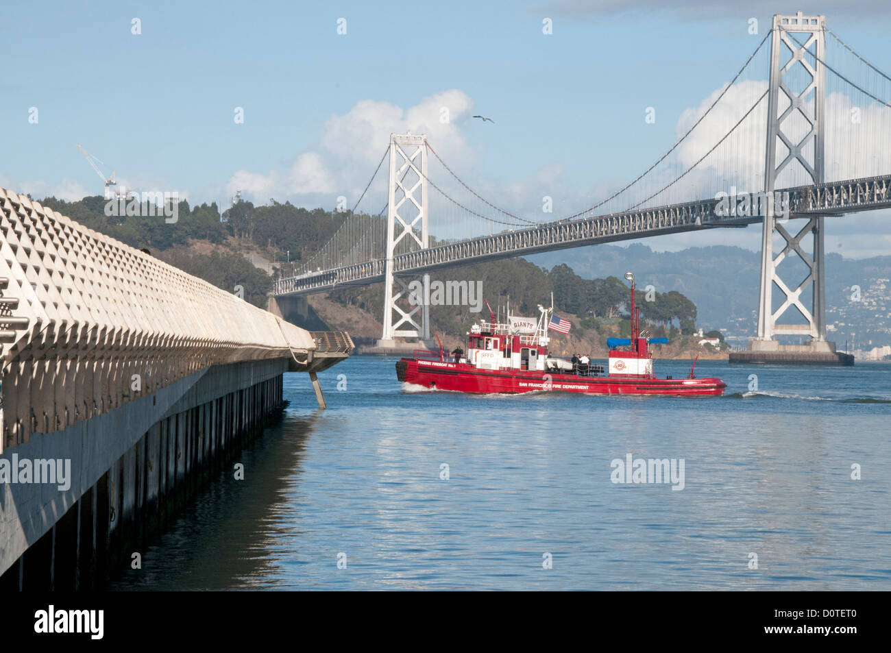 San Francisco bay ferry boat Stock Photo