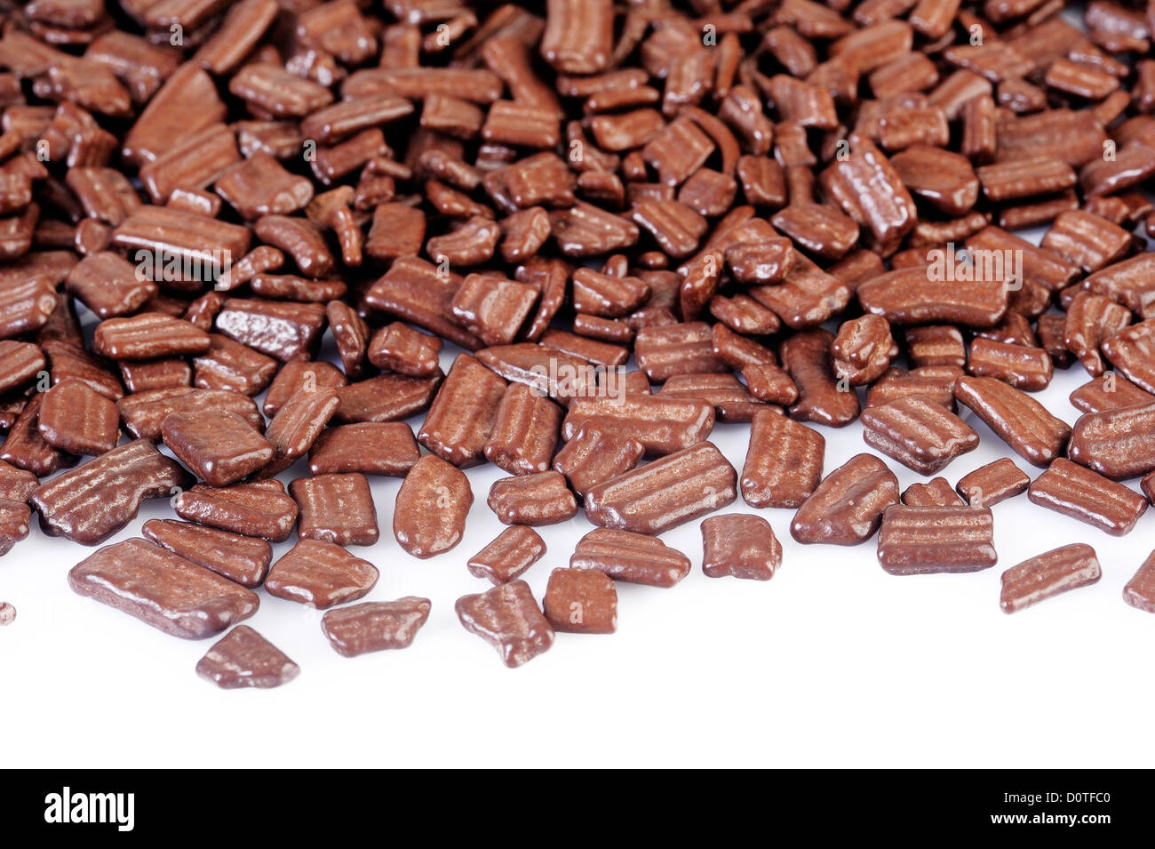 chocolate flake isolated on white background Stock Photo - Alamy