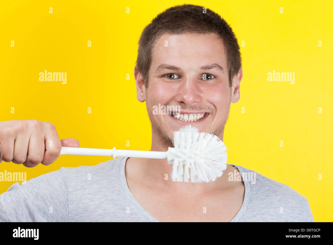 Toilet cheap brush toothbrush