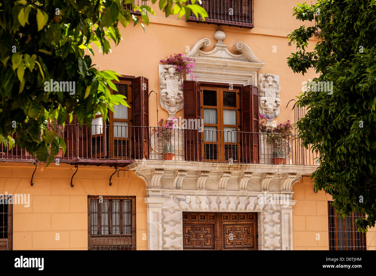 Palace House Malaga Andalusia Spain Stock Photo Alamy