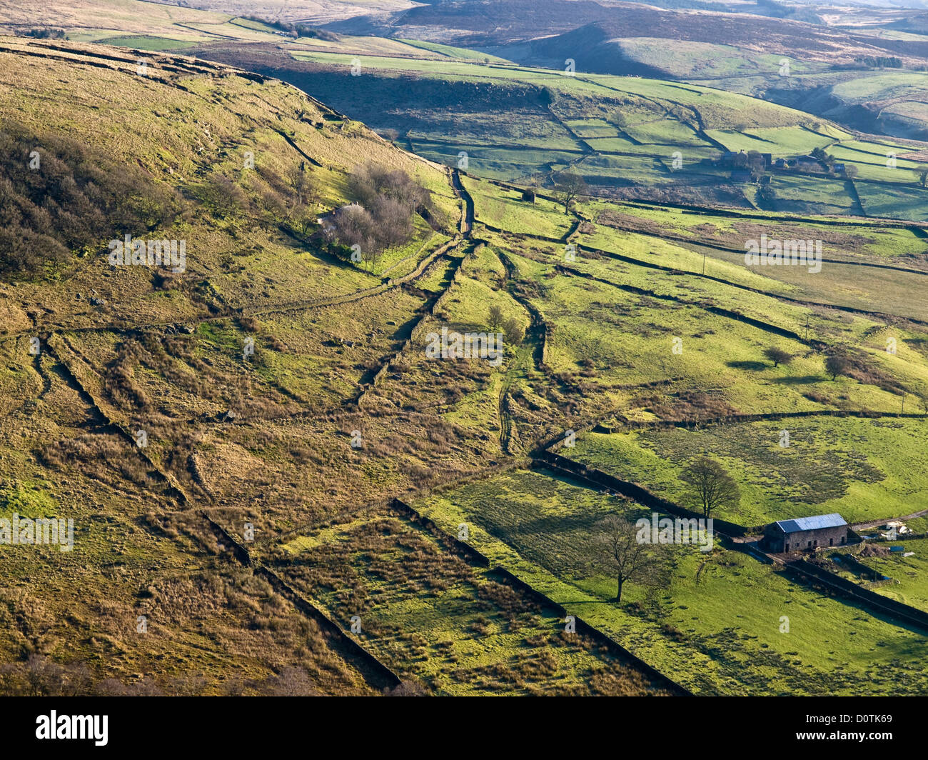 Staffordshire Moorlands near Three Shire Heads, Peak District National