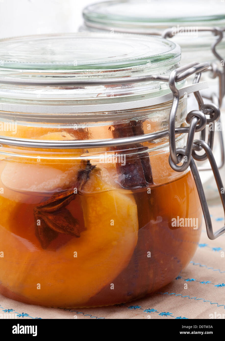 Preserved Quince Stock Photo