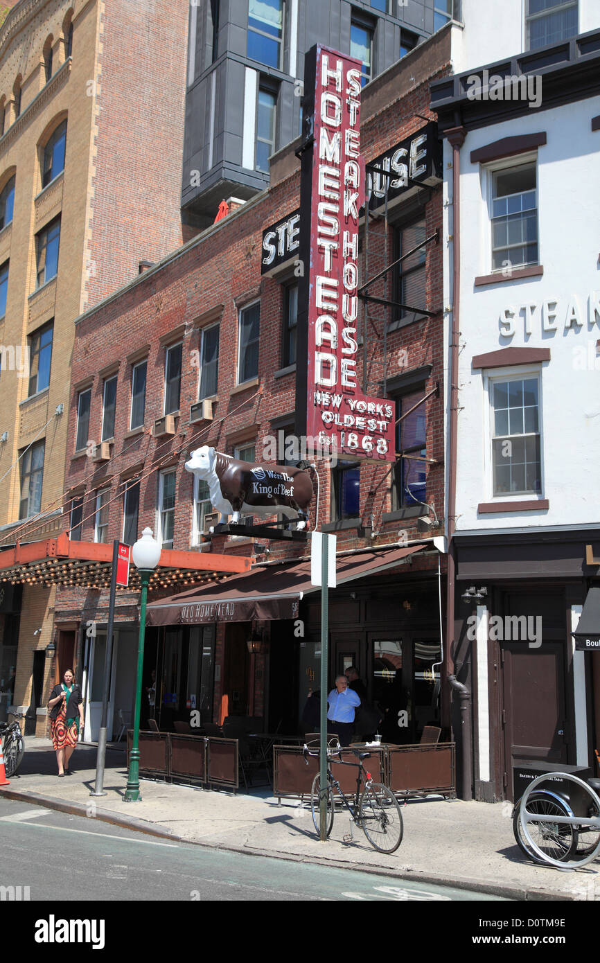 Homestead Steak House, Meatpacking District, Trendy Downtown