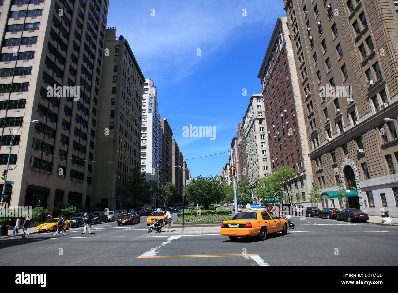 Park Avenue, Upper East Side, Manhattan, New York City, USA Stock Photo
