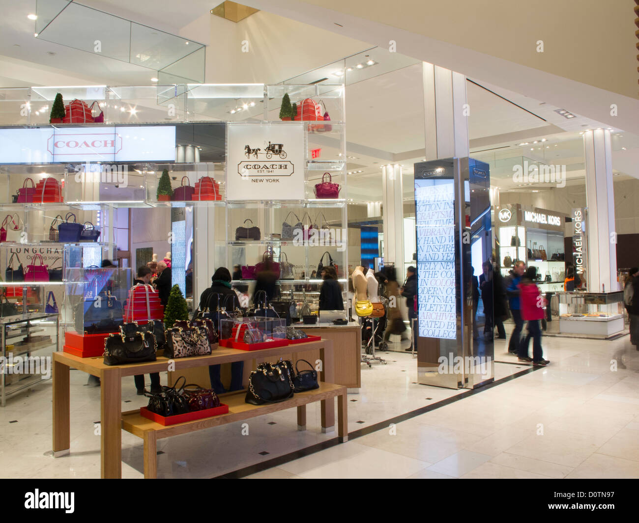 Macy&#39;s Department Store, Coach Handbag Display Area, Main Floor Stock Photo: 52174675 - Alamy