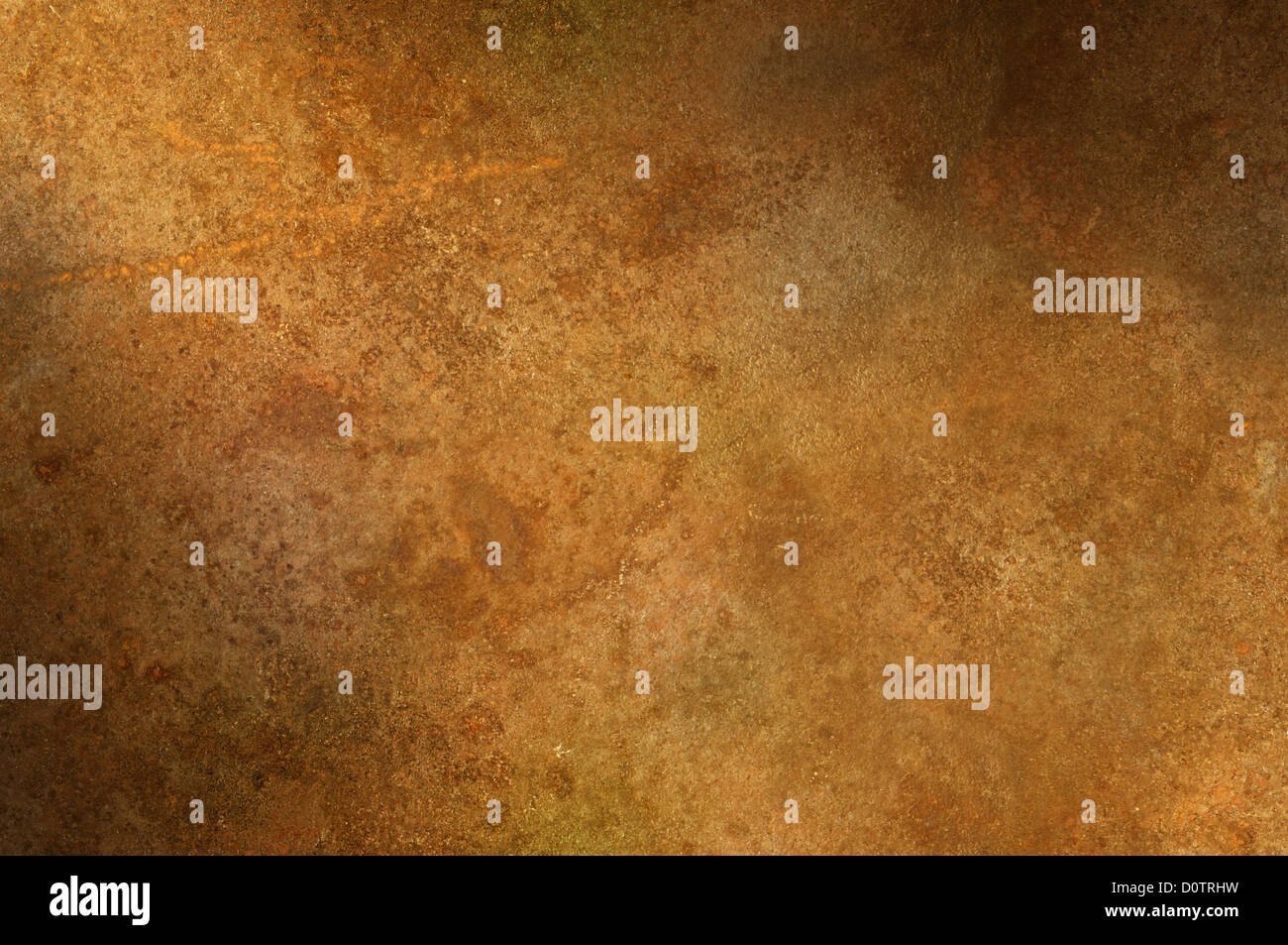 Grungy distressed rusty surface texture lit diagonally Stock Photo