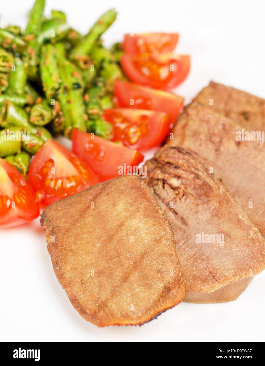 grilled beef tongue Stock Photo Alamy