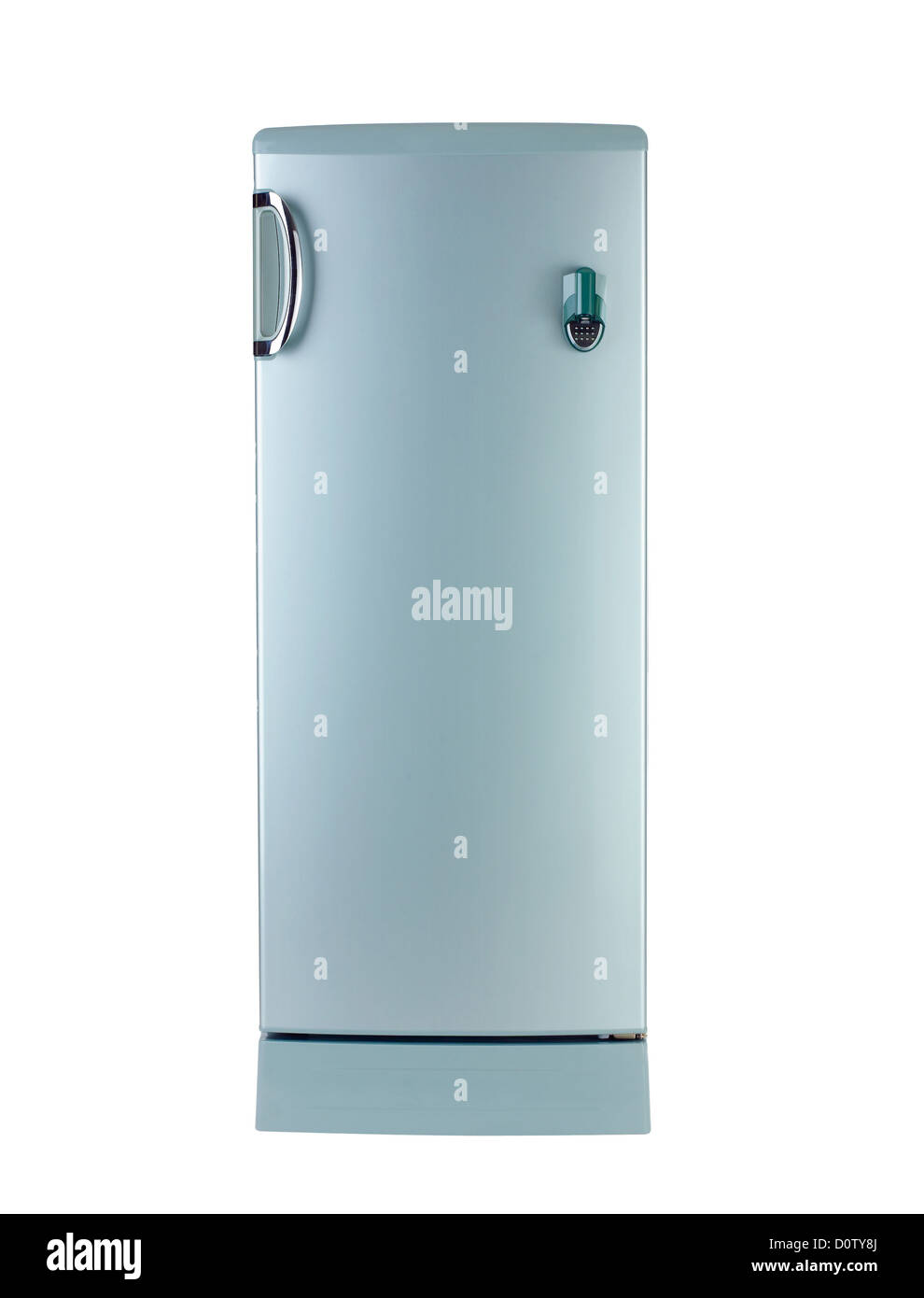 Nice refrigerator isolated on white Stock Photo