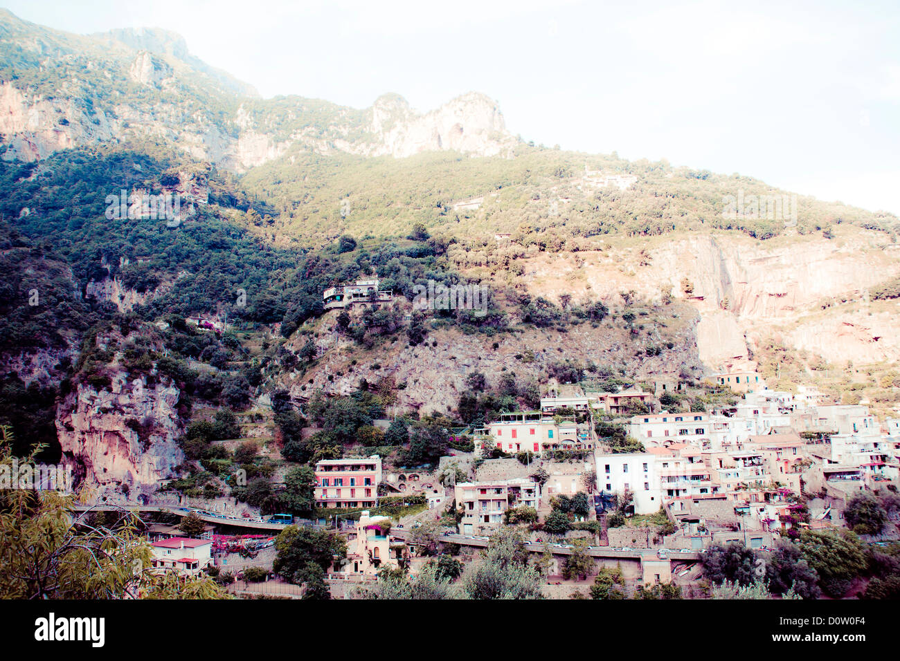 Amalfi Coast in the summer Italy Stock Photo - Alamy
