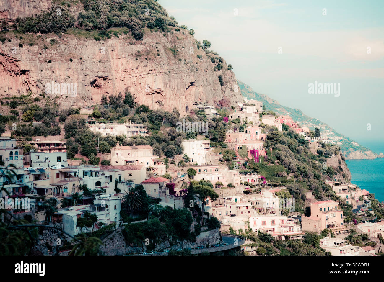 Amalfi Coast in the summer Italy Stock Photo - Alamy