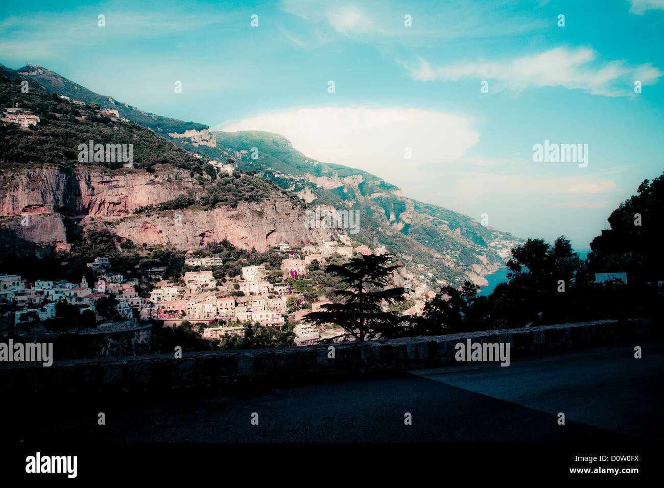 Amalfi Coast in the summer Italy Stock Photo - Alamy