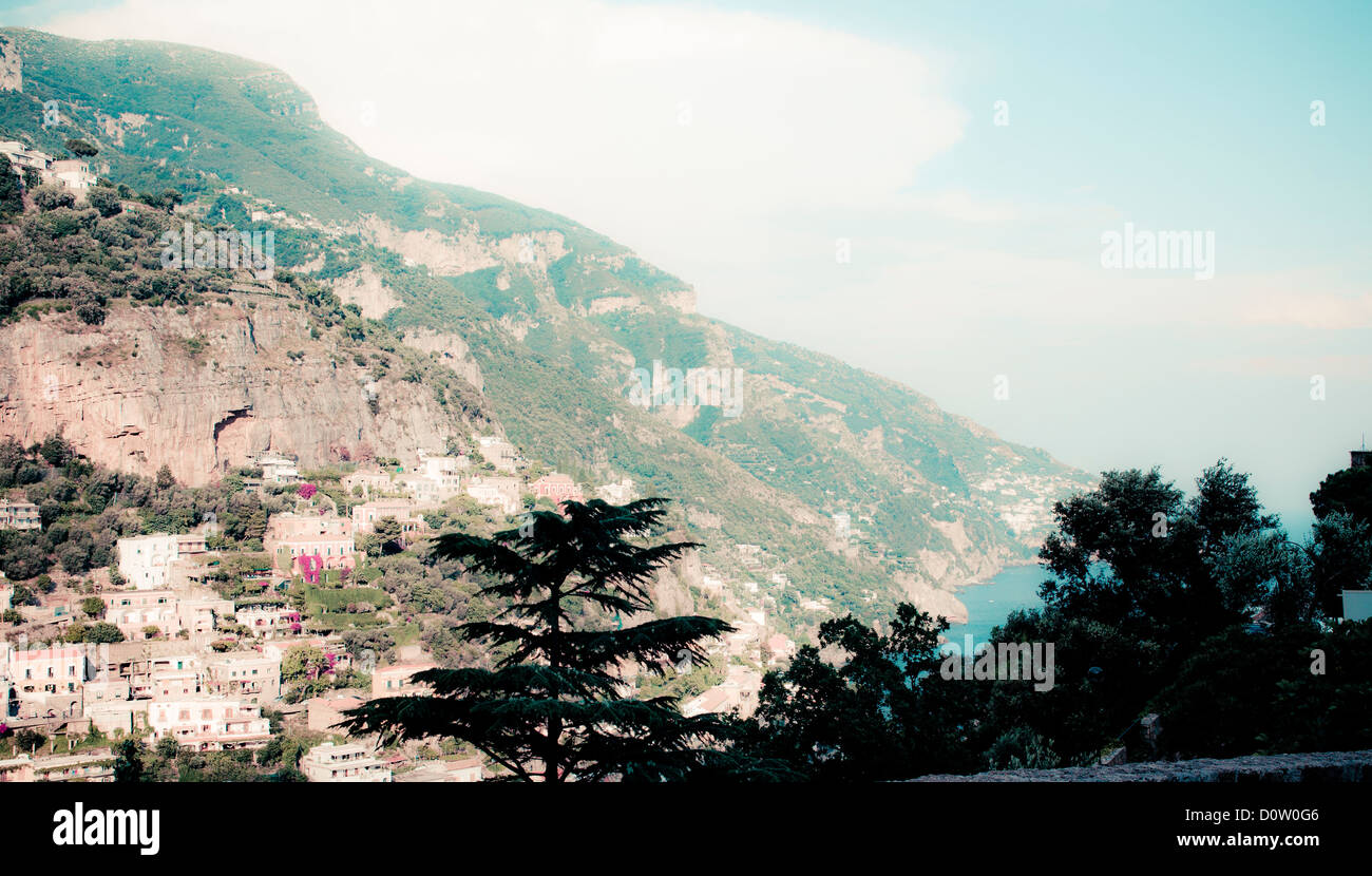 Amalfi Coast in the summer Italy Stock Photo - Alamy