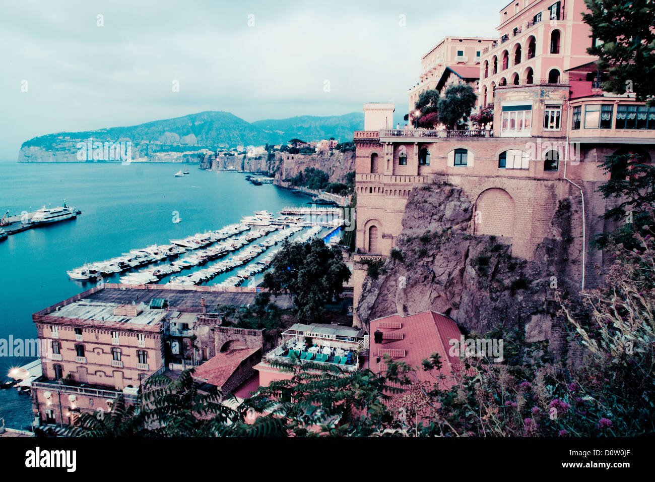 Amalfi Coast in the summer Italy Stock Photo - Alamy