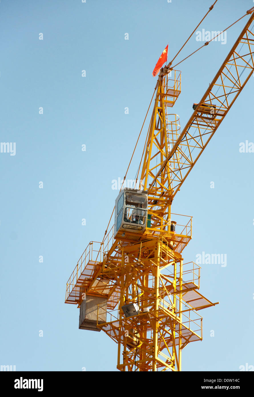 crane in china Stock Photo - Alamy