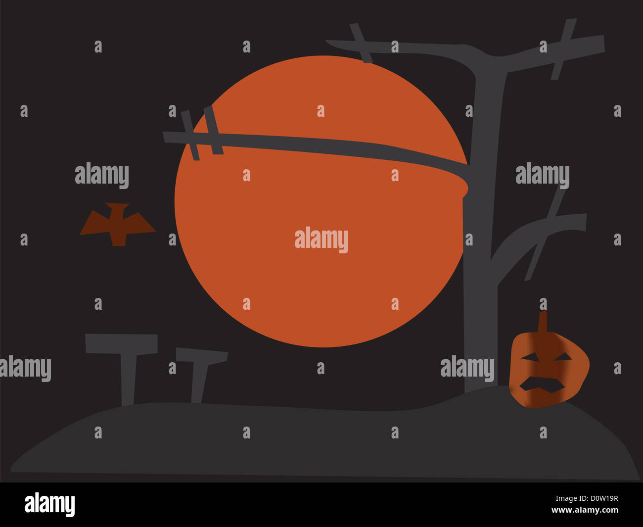Halloween background night with bats flying Stock Photo - Alamy