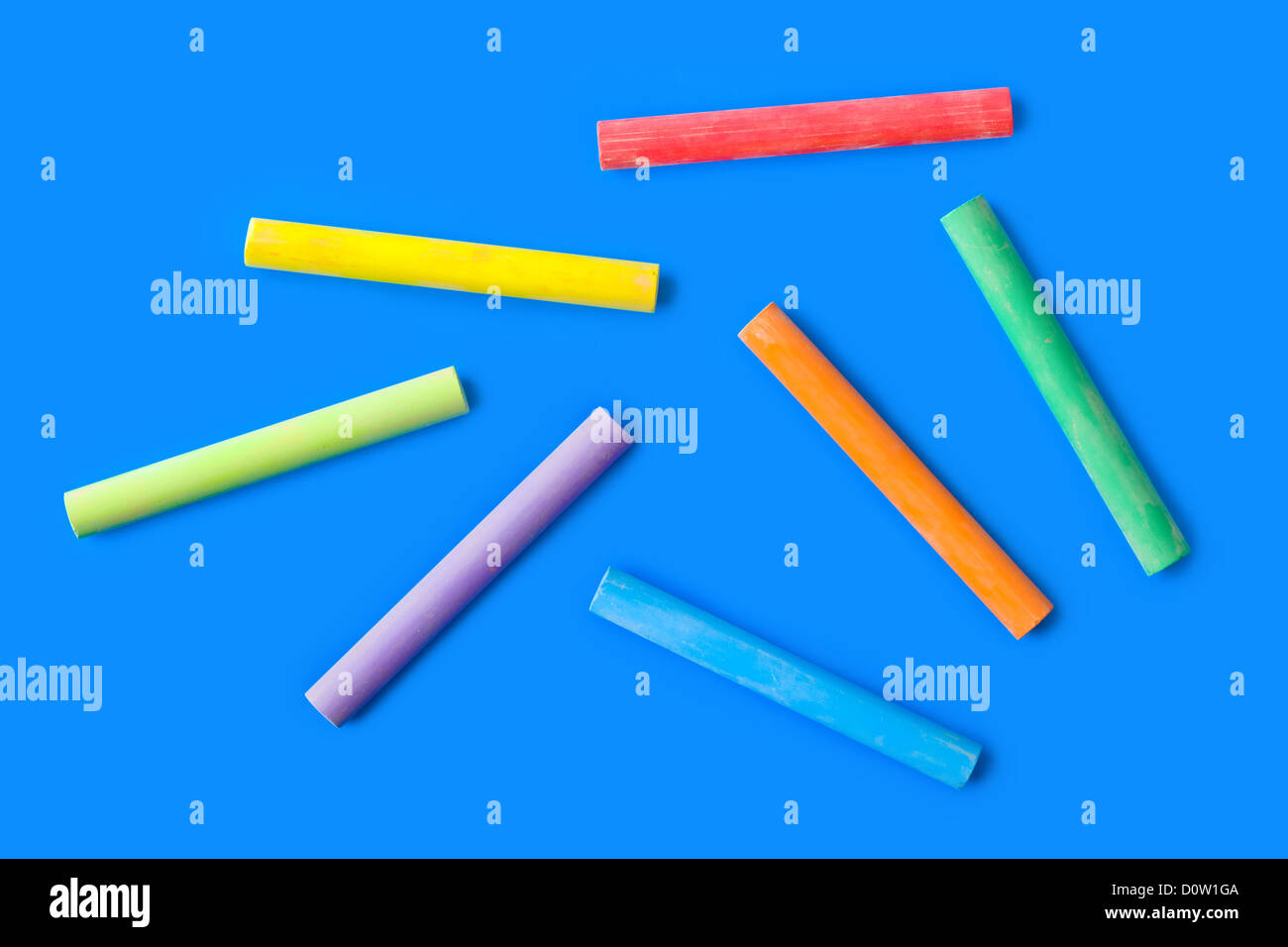 Pieces of chalk Stock Photo Alamy