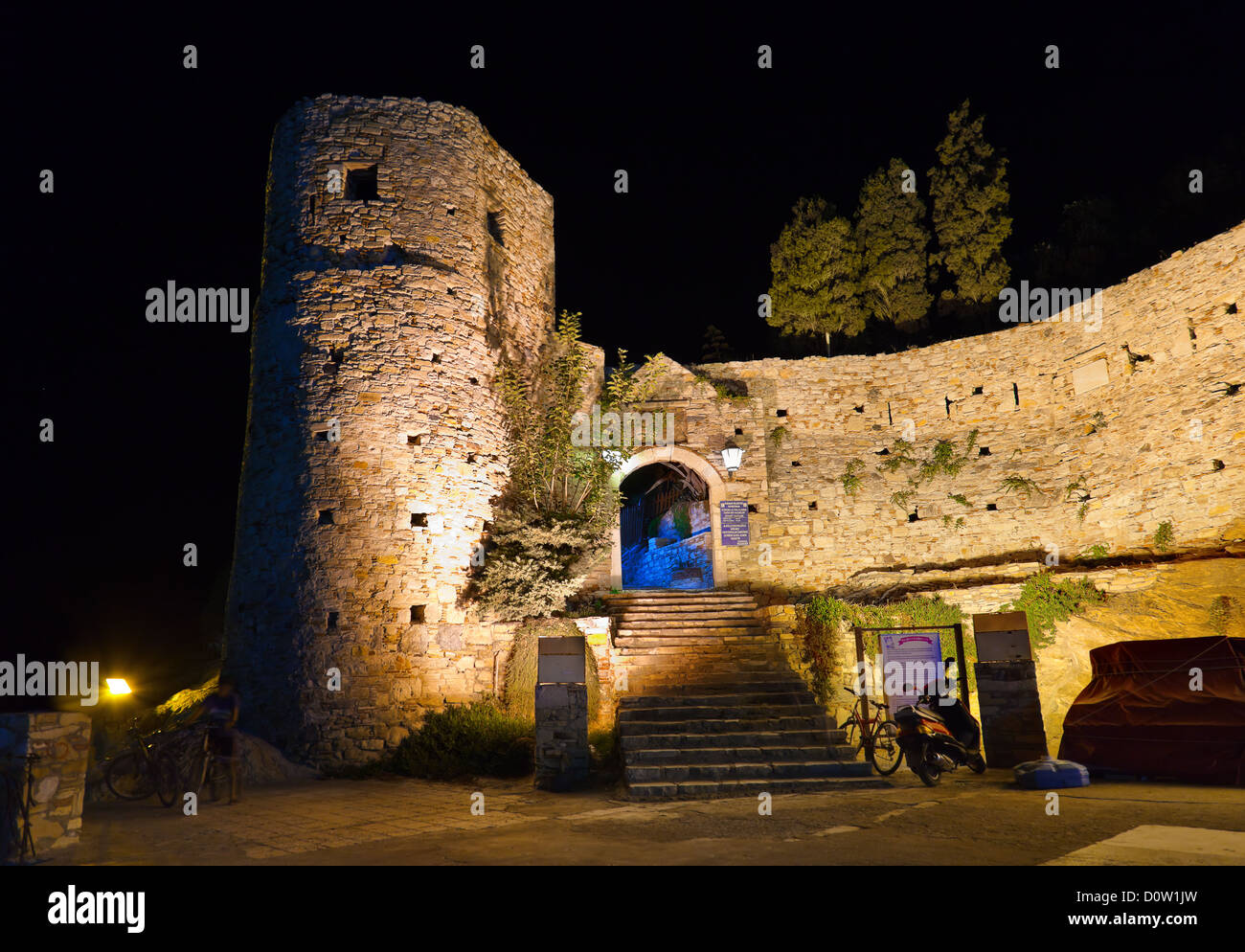 Fortress at Kusadasi Turkey Stock Photo