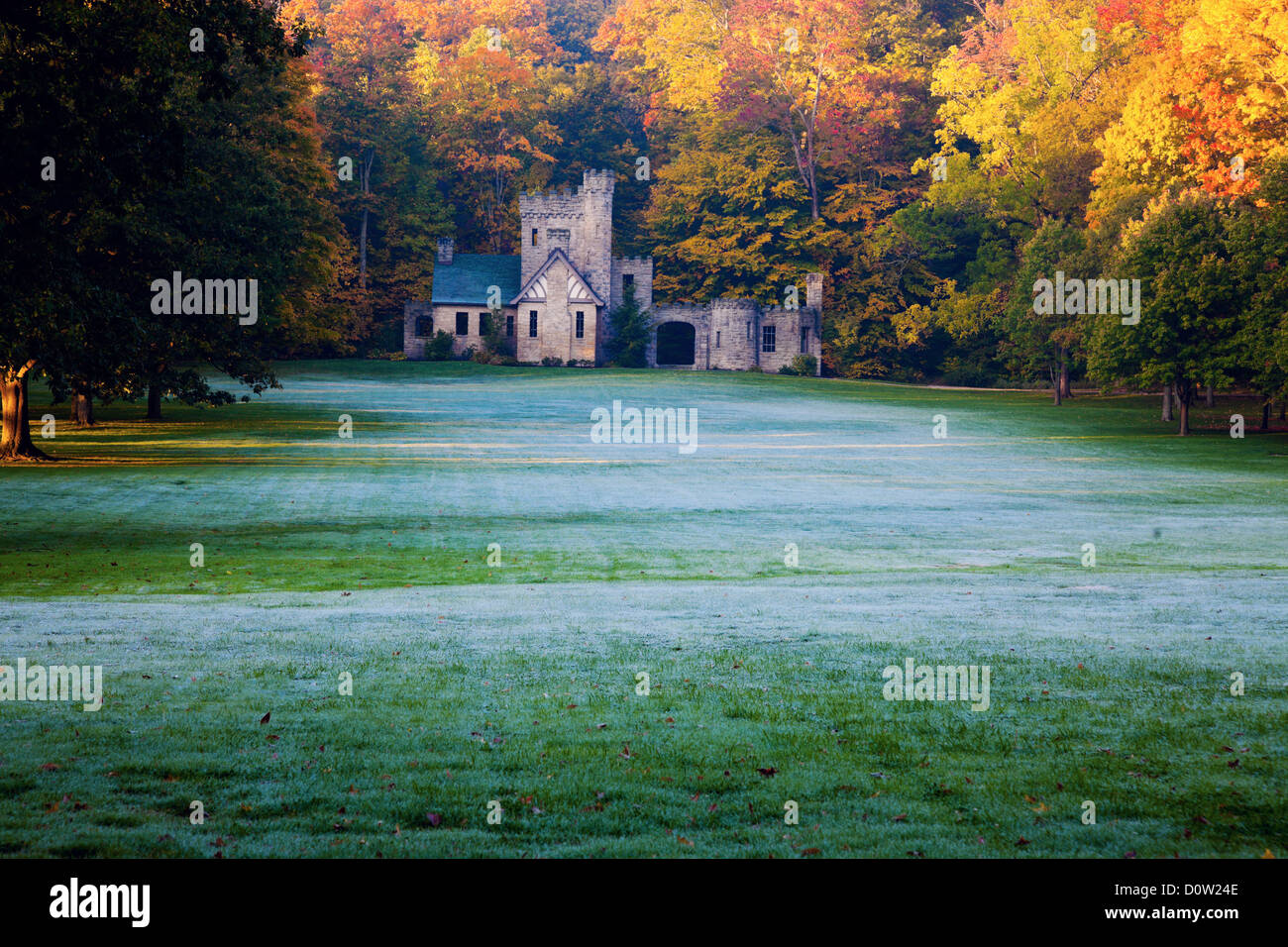 Squire's Castle in Willoughby Hills, Ohio Stock Photo Alamy