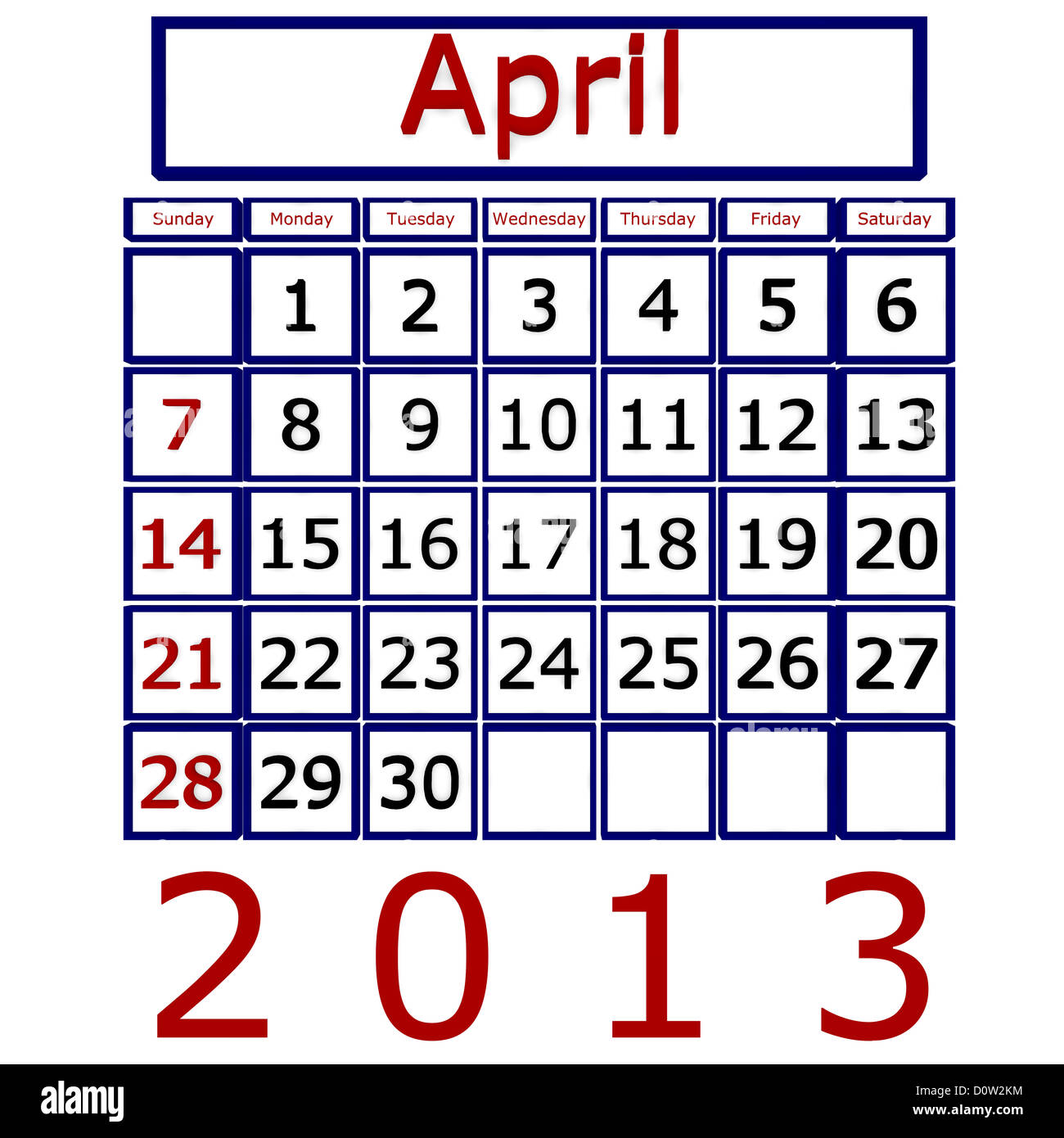 April 2013 Calendar Image Parketis April 2013 Calendar Image Parketis