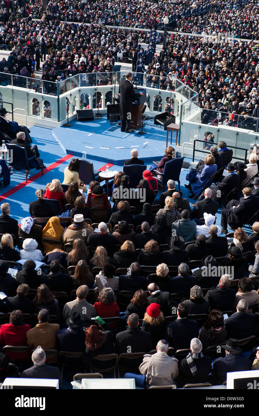 The Inauguration of President Barack Obama, January 20, 2009. Stock Photo